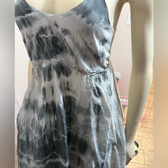 Goa beachwear by Japan Tie dye asymmetrical dress SizE Small - Picture 8 of 13
